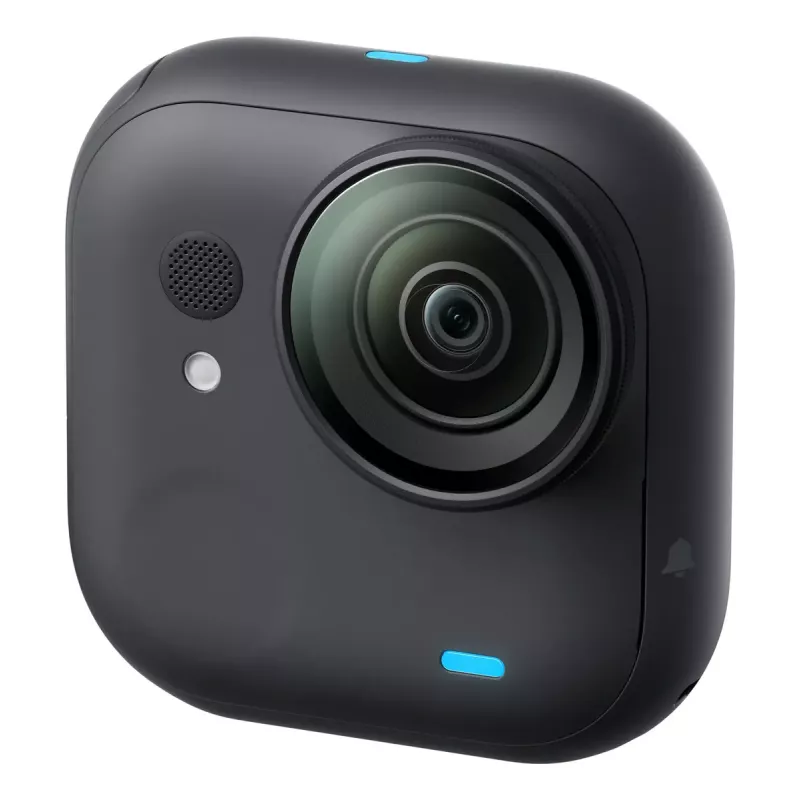 Insta360 GO Ultra Standard Bundle câmara de ação, 4K Ultra HD 3840x2880, sensor de 1/1,28 polegadas, 240 fps, Wi-Fi, Bluetooth 5.4, ecrã tátil rebatível de 2,5 polegadas, MicroSD, 52,9 g, preta