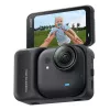 Insta360 GO Ultra Standard Bundle câmara de ação, 4K Ultra HD 3840x2880, sensor de 1/1,28 polegadas, 240 fps, Wi-Fi, Bluetooth 5.4, ecrã tátil rebatível de 2,5 polegadas, MicroSD, 52,9 g, preta