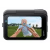 Insta360 GO Ultra Standard Bundle câmara de ação, 4K Ultra HD 3840x2880, sensor de 1/1,28 polegadas, 240 fps, Wi-Fi, Bluetooth 5.4, ecrã tátil rebatível de 2,5 polegadas, MicroSD, 52,9 g, preta