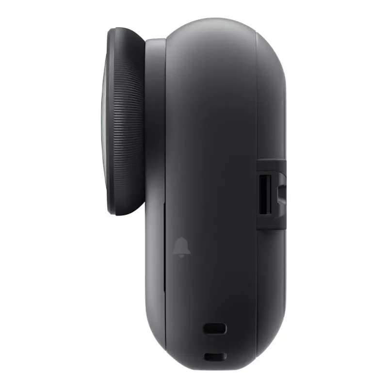 Insta360 GO Ultra Standard Bundle câmara de ação, 4K Ultra HD 3840x2880, sensor de 1/1,28 polegadas, 240 fps, Wi-Fi, Bluetooth 5.4, ecrã tátil rebatível de 2,5 polegadas, MicroSD, 52,9 g, preta