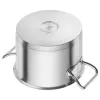 Panela redonda ZWILLING Pro 6,2 l prateada 24 cm