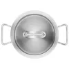 Panela redonda ZWILLING Pro 6,2 l prateada 24 cm