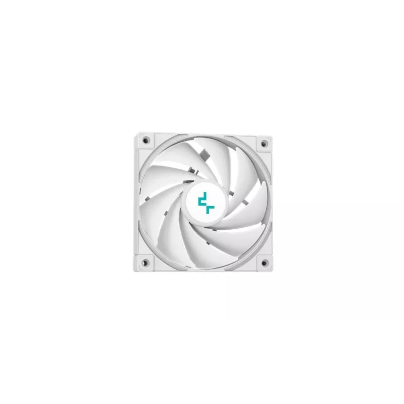 Refrigeração líquida All-in-One DeepCool LT520 WH, branco, radiador de 240 mm, 2 ventoinhas FDB de 120 mm, PWM, suporte LGA/AM4/AM5/sTR4