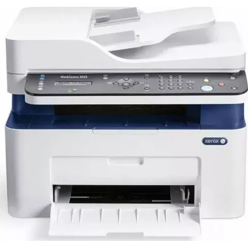 Multifunções Xerox WorkCentre 3025/NI — laser monocromático MFP, 20 ppm, Wi‑Fi, Ethernet, A4, 1200x1200 DPI