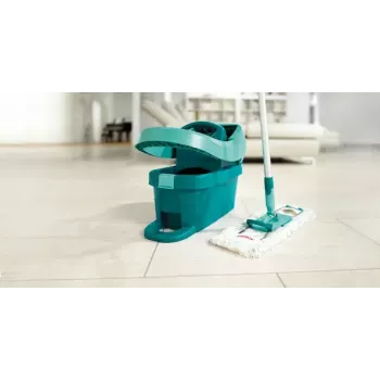 Leifheit 55045 Wet Microfiber – mopa plana com microfibras para limpeza do chão
