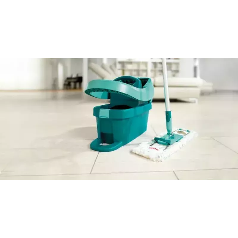 Leifheit 55045 Wet Microfiber – mopa plana com microfibras para limpeza do chão