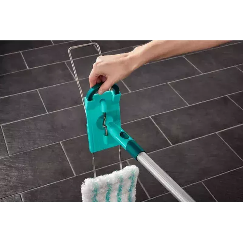 Leifheit 55045 Wet Microfiber – mopa plana com microfibras para limpeza do chão