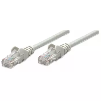 Cabo de rede INTELLINET Cat5e U/UTP 3 m, cinzento, CCA, RJ-45–RJ-45, 350 MHz