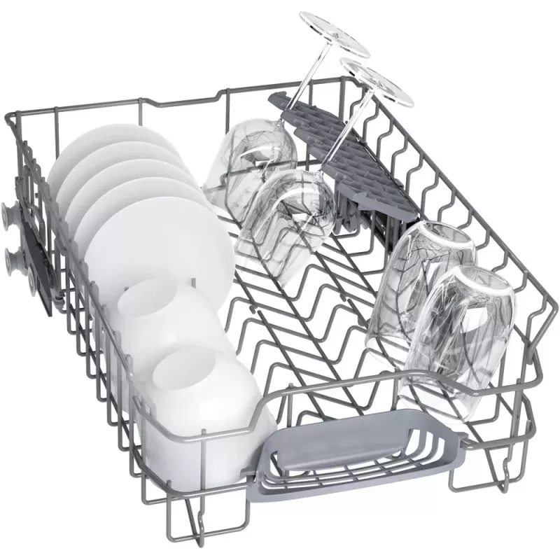 Máquina de lavar loiça encastrável Bosch Serie 4 SPV4HMX10E, compacta, 10 conjuntos de louça, 44 dB, classe energética E