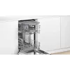 Máquina de lavar loiça encastrável Bosch Serie 4 SPV4HMX10E, compacta, 10 conjuntos de louça, 44 dB, classe energética E