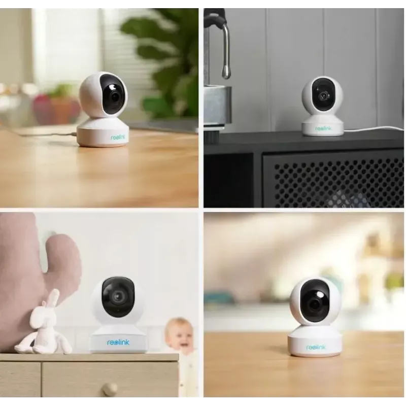 Reolink E340 8MP 4K Câmara de vigilância WLAN panorâmica e inclinável para interior (WCEZ8MP05PTAFW)