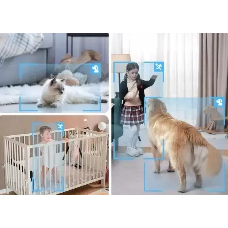 Reolink E340 8MP 4K Câmara de vigilância WLAN panorâmica e inclinável para interior (WCEZ8MP05PTAFW)