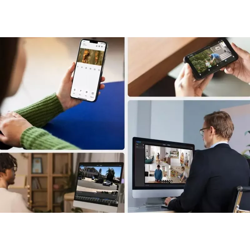 Reolink E340 8MP 4K Câmara de vigilância WLAN panorâmica e inclinável para interior (WCEZ8MP05PTAFW)