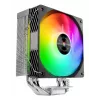 Arrefecedor de ar TACENS Mars Gaming MCPU-X4ARGB — ventoinha ARGB de 120 mm, 4 heatpipes, TDP 220 W, PWM, suporte LGA1200