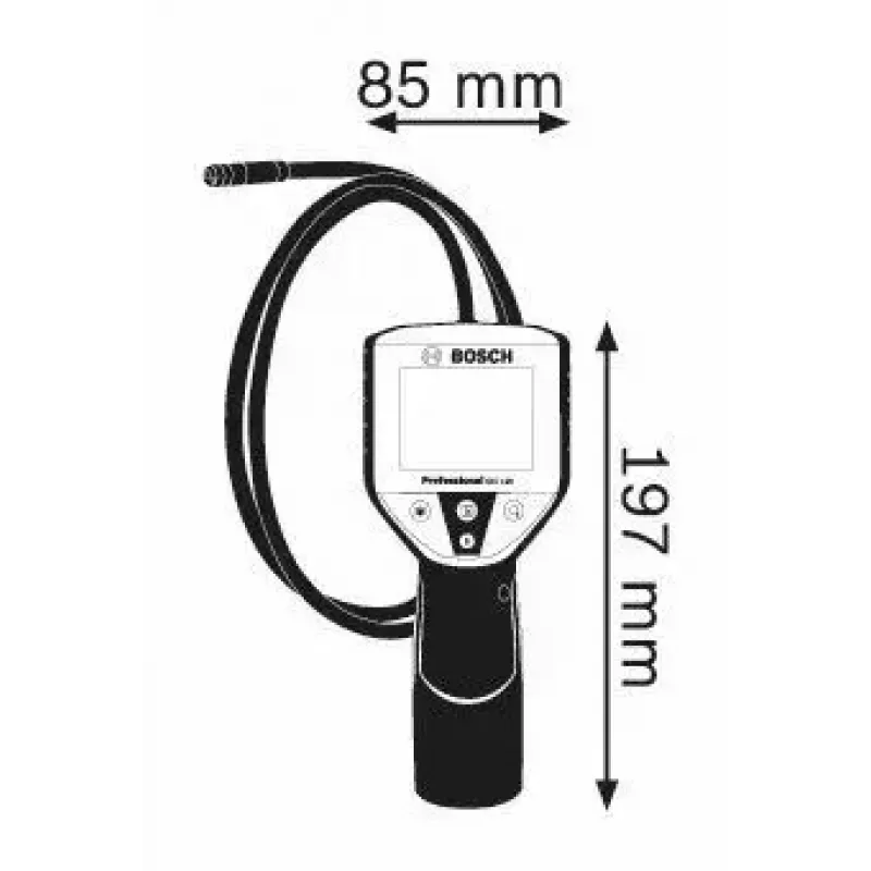 Câmara de inspeção industrial Bosch GIC 120 Professional 8,5 mm