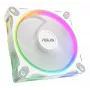 Ventoinha para caixa ASUS Prime MR120 ARGB branca 120 mm rolamento de deslizamento