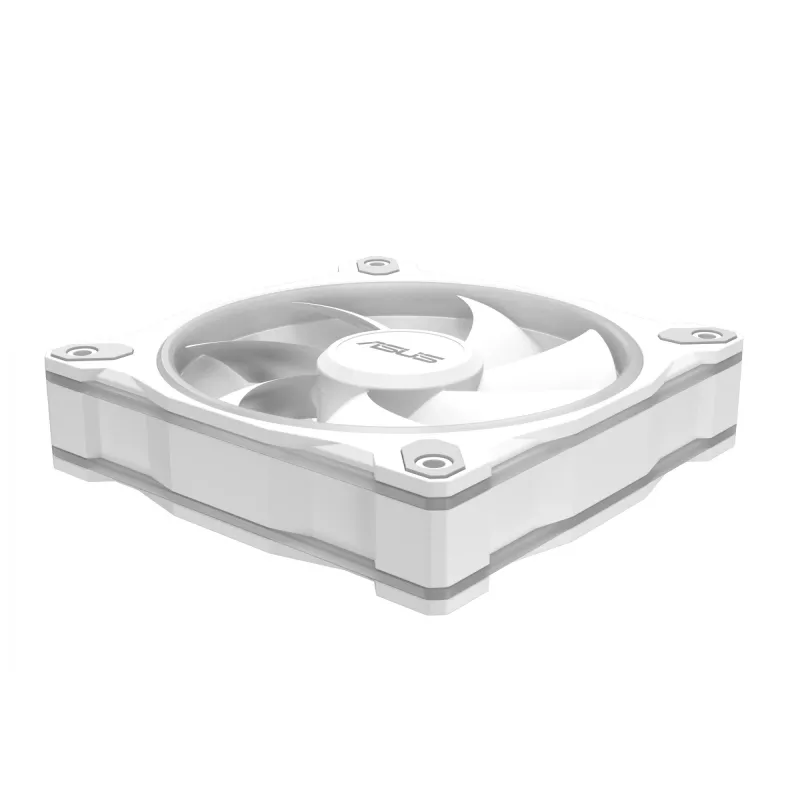 Ventoinha para caixa ASUS Prime MR120 ARGB branca 120 mm rolamento de deslizamento