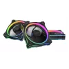 Ventoinha ASUS Prime MR120 ARGB preta 120 mm rolamento de deslizamento PWM 1600 rpm 58 CFM