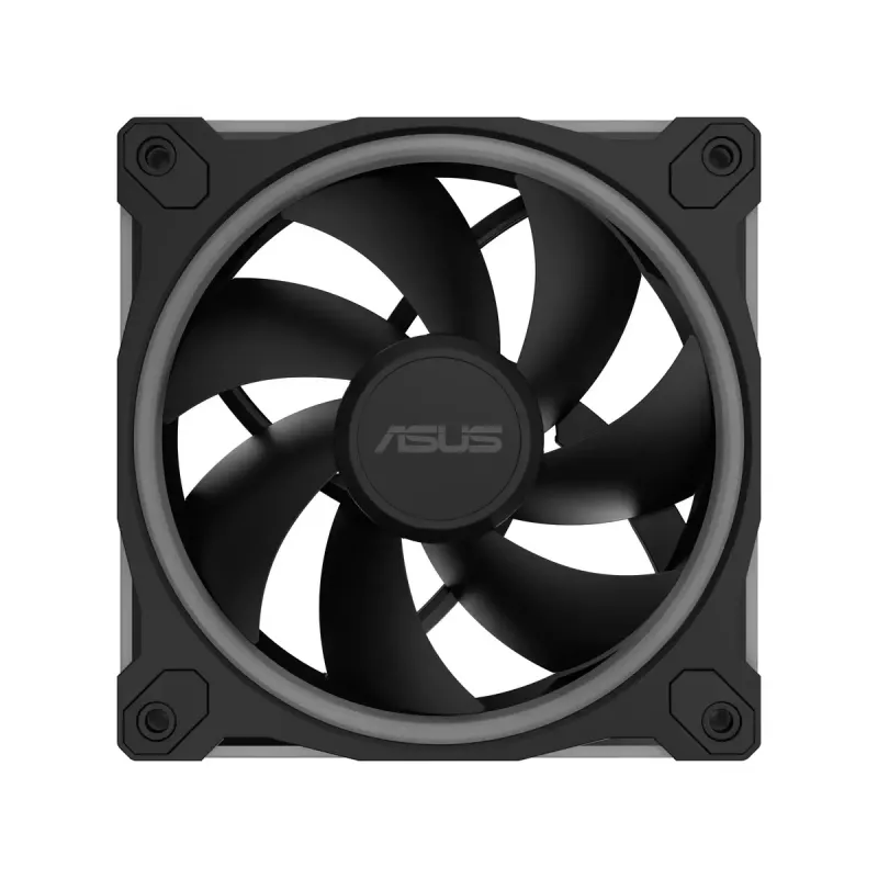 Ventoinha ASUS Prime MR120 ARGB preta 120 mm rolamento de deslizamento PWM 1600 rpm 58 CFM