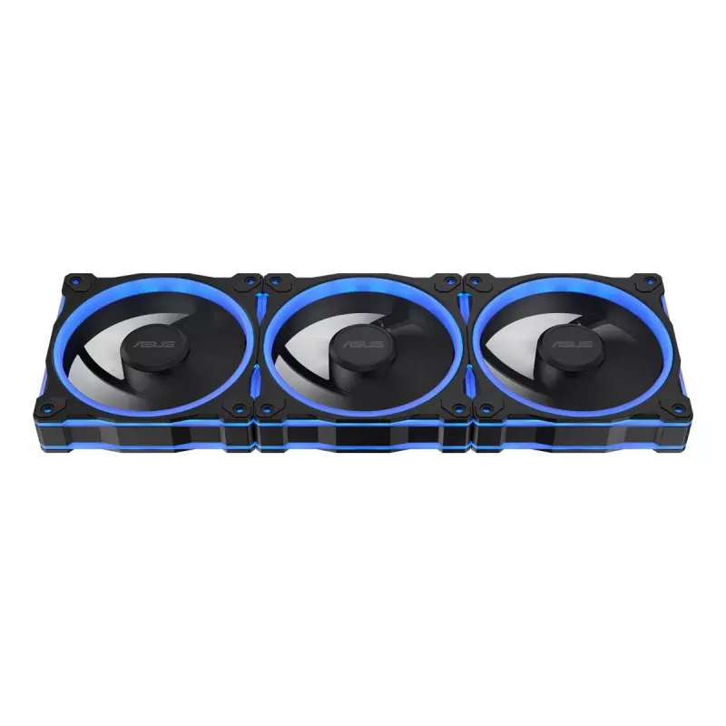 Ventoinha ASUS Prime MR120 ARGB preta 120 mm rolamento de deslizamento PWM 1600 rpm 58 CFM