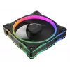 Ventoinha ASUS Prime MR120 ARGB preta 120 mm rolamento de deslizamento PWM 1600 rpm 58 CFM