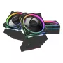 Ventoinha ASUS Prime MR120 ARGB preta 120 mm rolamento de deslizamento PWM 1600 rpm 58 CFM