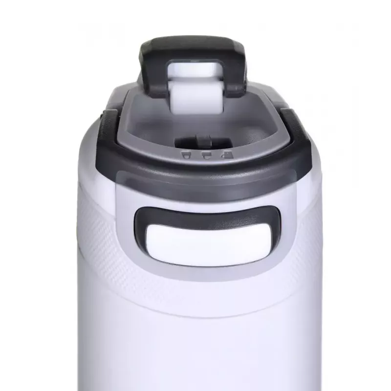 Garrafa térmica Kambukka Elton 600 ml Branco giz – Garrafa a vácuo, aço inoxidável 18/8, à prova de fugas, tampa Snapclean