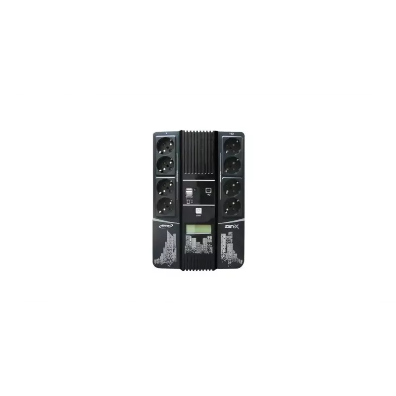 Unidade de alimentação ininterrupta UPS Infosec Zen-X 1000 1 kVA 600 W 8 saídas AC