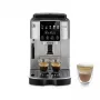 Máquina de café expresso De'Longhi Magnifica S ECAM220.30.SB — depósito de água de 1,8 L, recipiente de grãos de 250 g, moinho integrado e espumador de leite