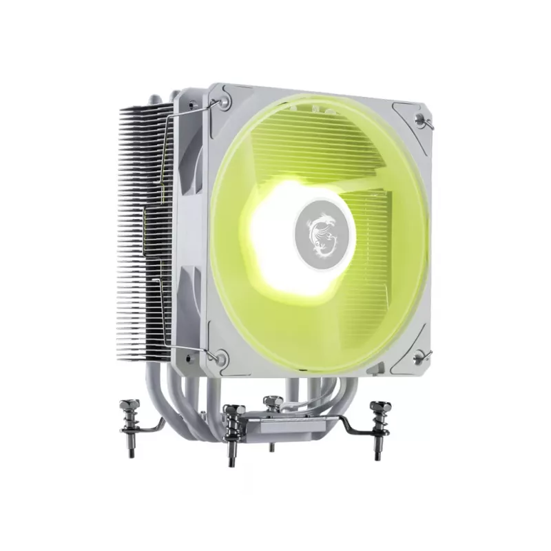 Sistema de arrefecimento para computador MSI MAG COREFROZR AA13 WHITE processador híbrido dissipador 12 cm 1 unid.