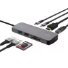 Hub USB Type-C TRUST 25672 — HDMI, RJ-45, USB 3.2 Gen 1 Type-A/Type-C, SD/MicroSD, cinzento