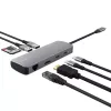 Hub USB Type-C TRUST 25672 — HDMI, RJ-45, USB 3.2 Gen 1 Type-A/Type-C, SD/MicroSD, cinzento