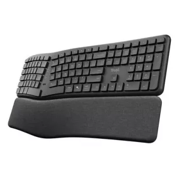 Teclado ergonómico sem fios multidispositivo Trust Keyra