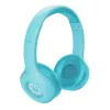 Trust Nouna 25275 auscultadores para crianças, com fio e sem fios, Bluetooth, USB-C, azul