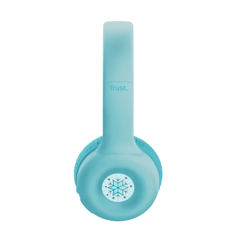 Trust Nouna 25275 auscultadores para crianças, com fio e sem fios, Bluetooth, USB-C, azul
