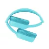 Trust Nouna 25275 auscultadores para crianças, com fio e sem fios, Bluetooth, USB-C, azul