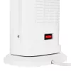 Aquecedor elétrico cerâmico NOVEEN PTC2000 — 2000 W, termostato ajustável, ecrã LED, temporizador, comando, branco