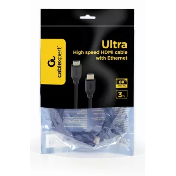 Cabo HDMI Ultra High Speed com Ethernet GEMBIRD - 8K Select Series - 3 m