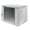 Armário rack 19 polegadas QOLTEC 9U modelo 54484, dimensões 600x500x450 mm