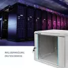 Armário rack 19 polegadas QOLTEC 9U modelo 54484, dimensões 600x500x450 mm