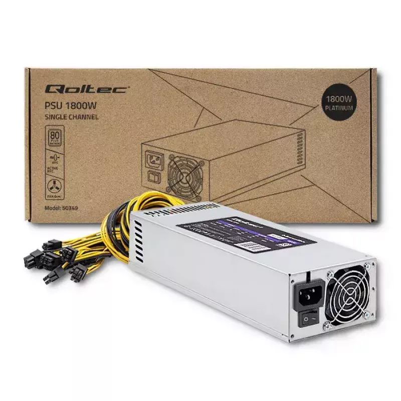 Fonte de alimentação Qoltec 50349 1800 W