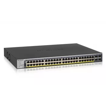 Switch de rede NETGEAR GS752TP-300EUS Managed L2/L3/L4 Gigabit Ethernet (10/100/1000) Power over Ethernet (PoE) 1U preto
