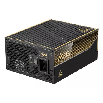 Fonte de alimentação MSI MEG Ai1600T PCIE5 1600 W 24-Pin-ATX ATX preto