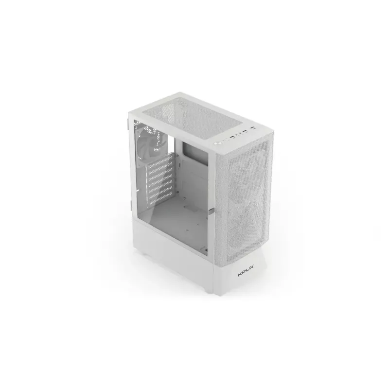 Caixa de PC KRUX VAKO ATX, RGB, branca (KRXD005)