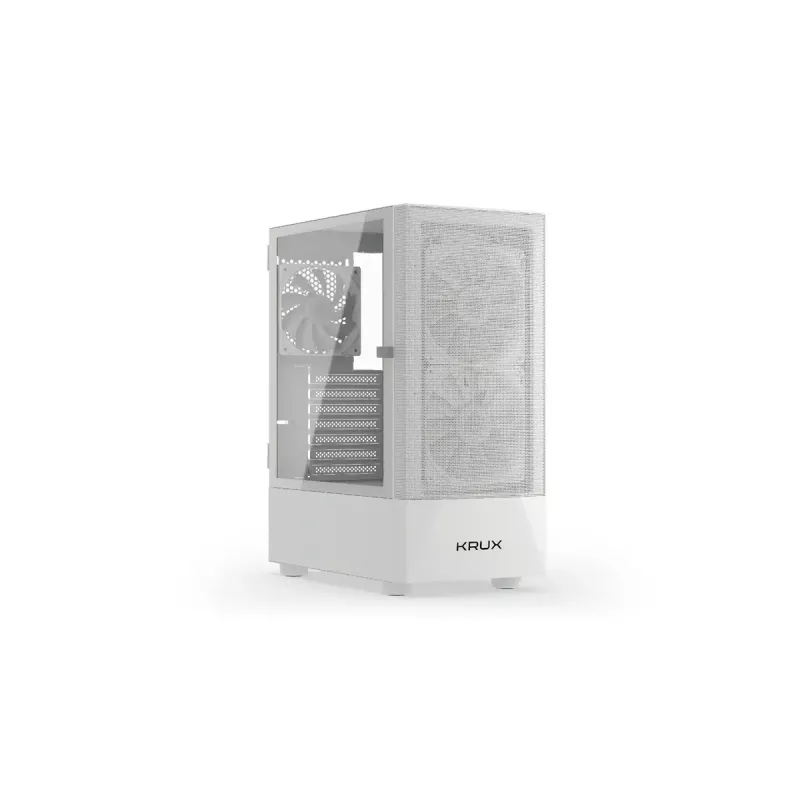 Caixa de PC KRUX VAKO ATX, RGB, branca (KRXD005)