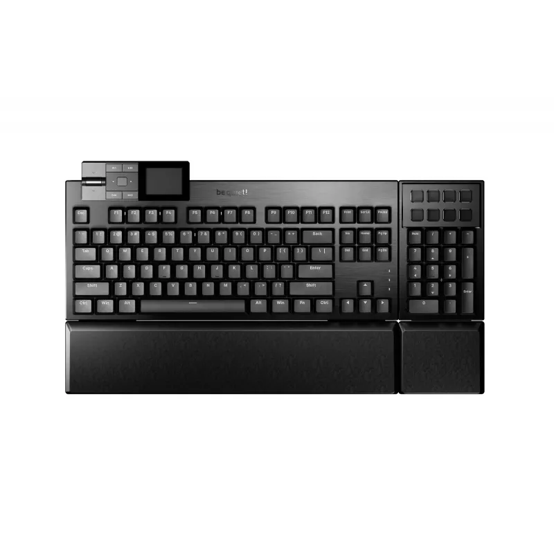 Teclado be quiet Dark Mount Silent Linear US ANSI Gaming USB QWERTY US Inglês preto