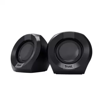 Conjunto de altifalantes Trust Polo 4 W universal preto 2.0 canais 1 via