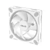 Ventoinha para caixa ASUS Prime MR120 ARGB branca 120 mm, 1600 rpm, PWM, rolamento deslizante, 58 CFM