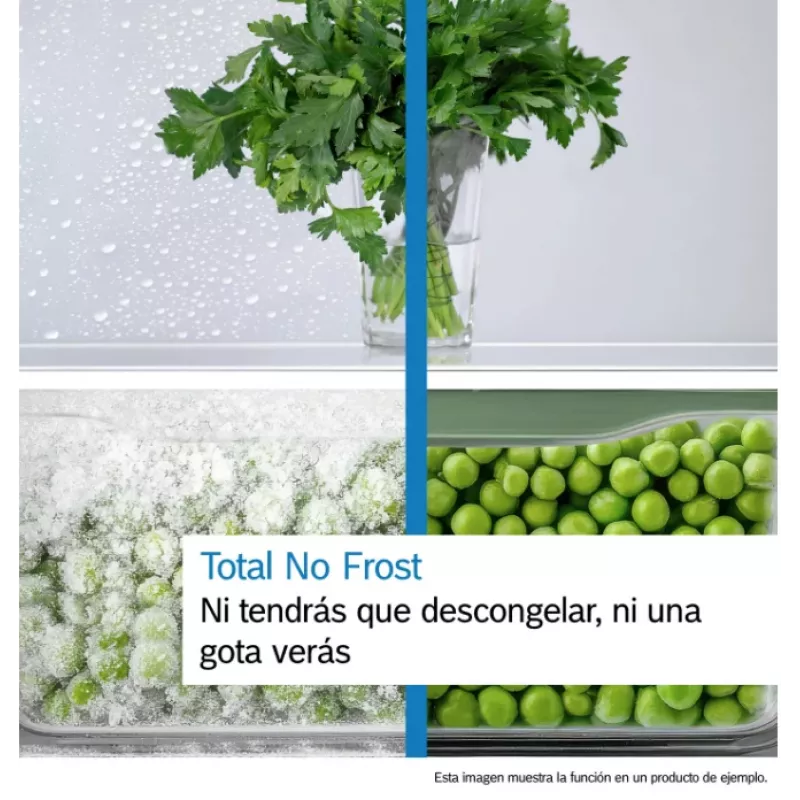 Combinado frigorífico-congelador Bosch Serie 4 KGN39VIEB independente 368 L, classe de eficiência energética E, aço inoxidável, NoFrost, congelador em baixo