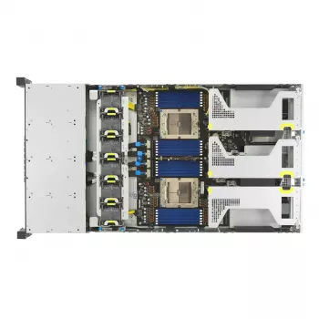 Plataforma de rack de servidor ASUS RS720A-E13-RS24G 2U AMD, 24x baías de 2,5
